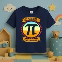 Pie Makes Me Well Rounded Pie Day 3.14 Toddler T-Shirt thumb 3