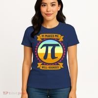 Pie Makes Me Well Rounded Pie Day 3.14 Women's T-Shirt thumb 4