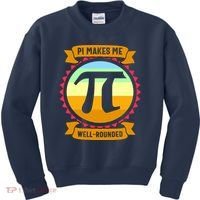 Pie Makes Me Well Rounded Pie Day 3.14 Kids Sweatshirt thumb 0