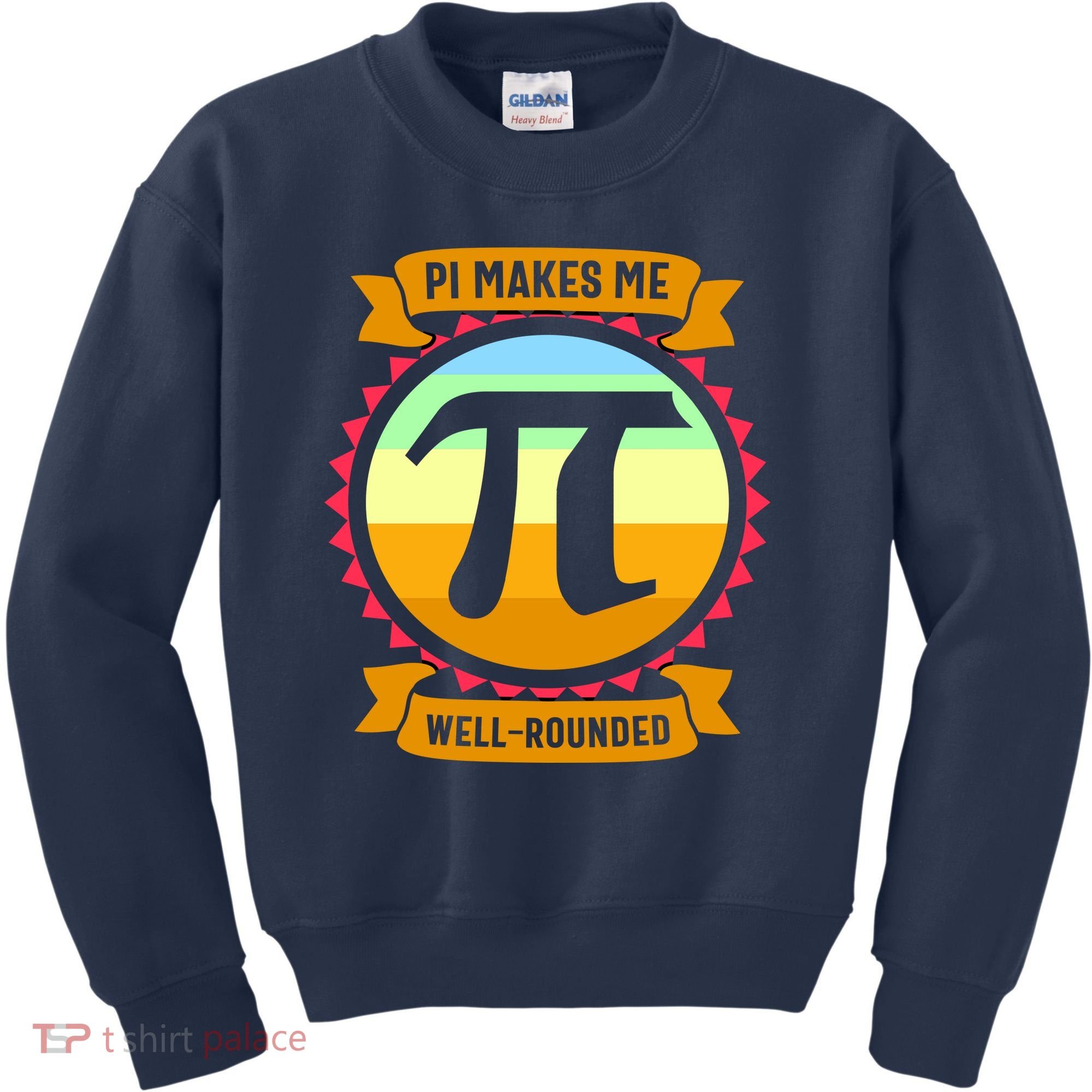 Pie Makes Me Well Rounded Pie Day 3.14 Kids Sweatshirt