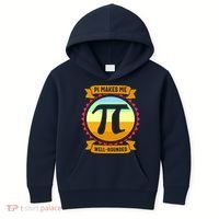 Pie Makes Me Well Rounded Pie Day 3.14 Kids Hoodie thumb 0