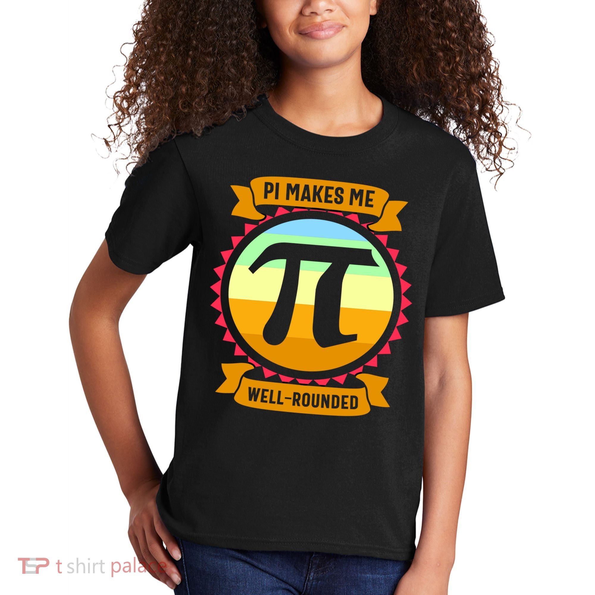 Pie Makes Me Well Rounded Pie Day 3.14 Kids T-Shirt