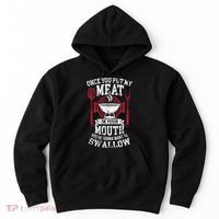 Put My Meat In Your Mouth Funny Sarcastic BBQ Hoodie thumb 0