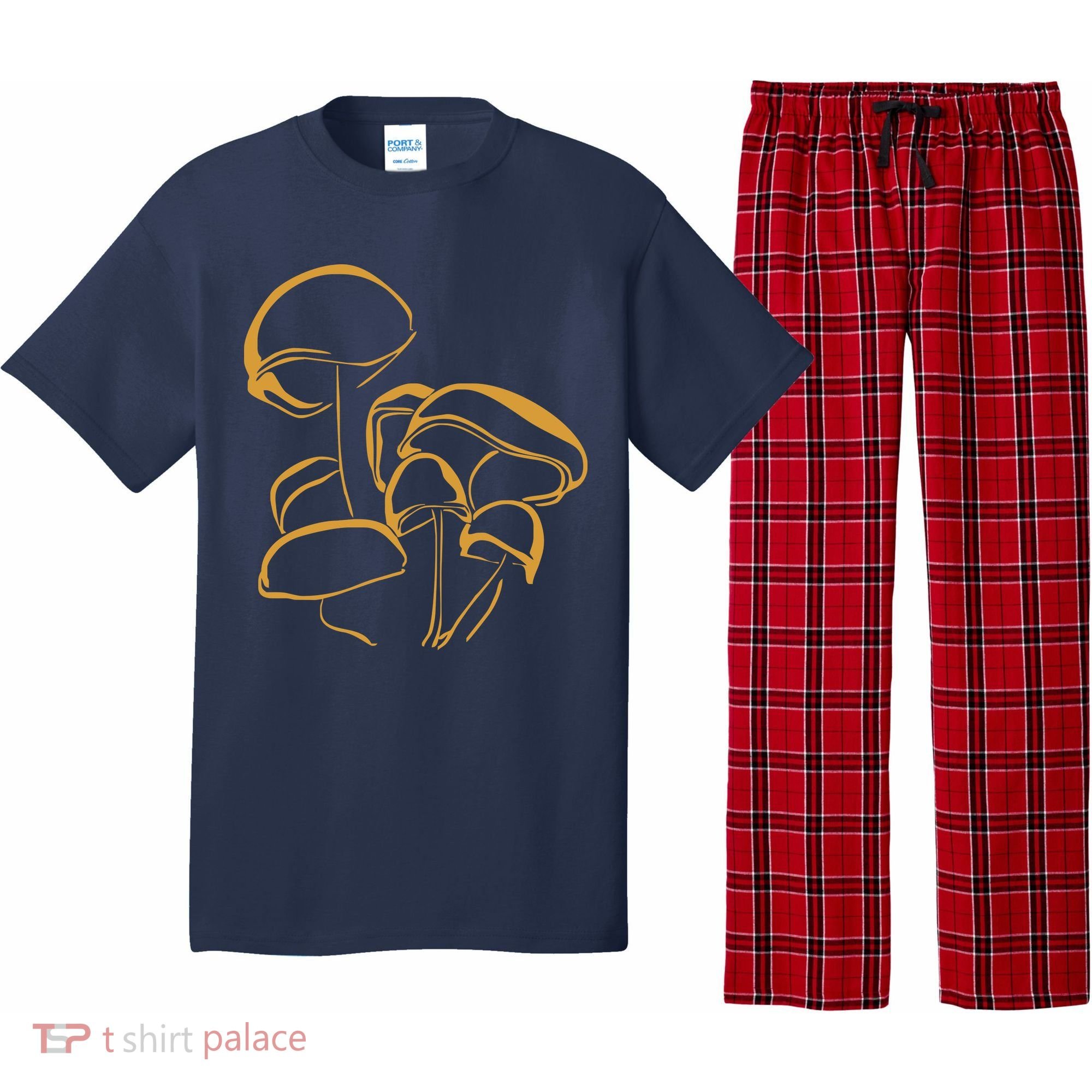Pilze Magic Mushroom Wald Natur Nature Psy Psycho Trip Pajama Set