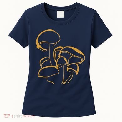 Pilze Magic Mushroom Wald Natur Nature Psy Psycho Trip Women's T-Shirt