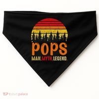 Pops Man Myth Legend USA-Made Doggie Bandana thumb 0