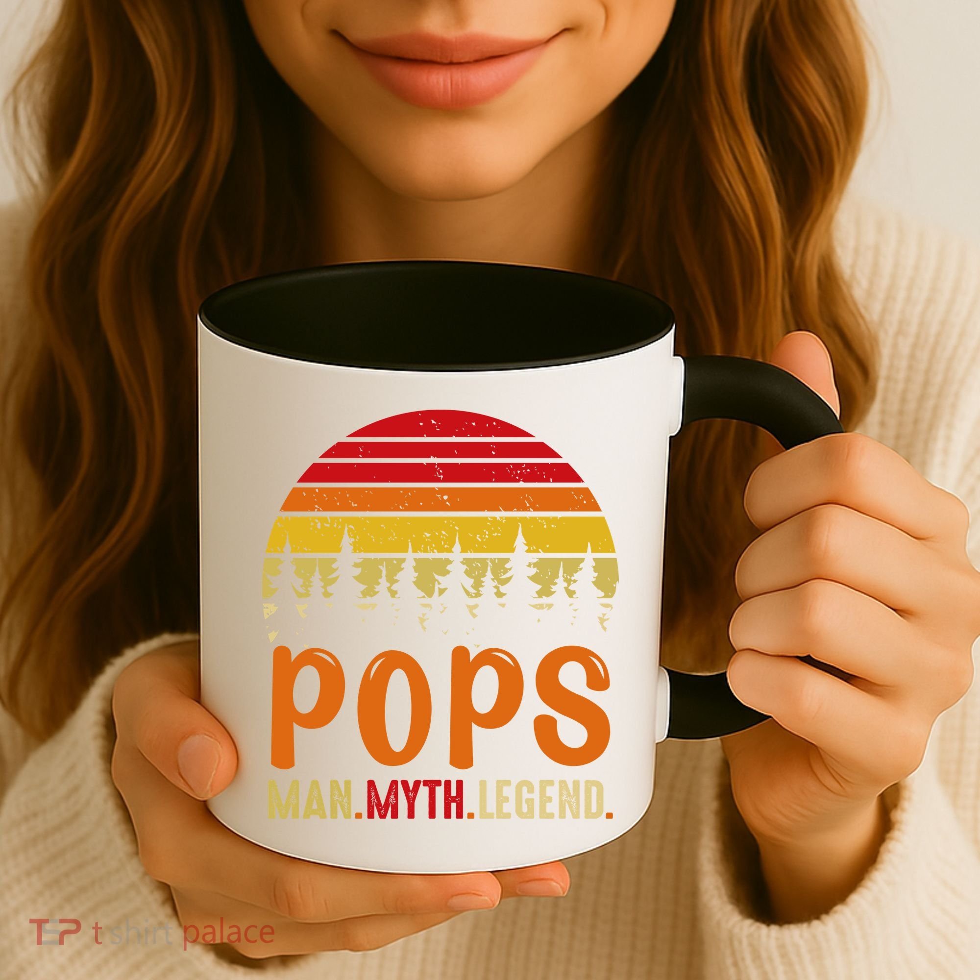 Pops Man Myth Legend Coffee Mug