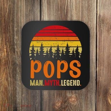 Pops Man Myth Legend Coaster