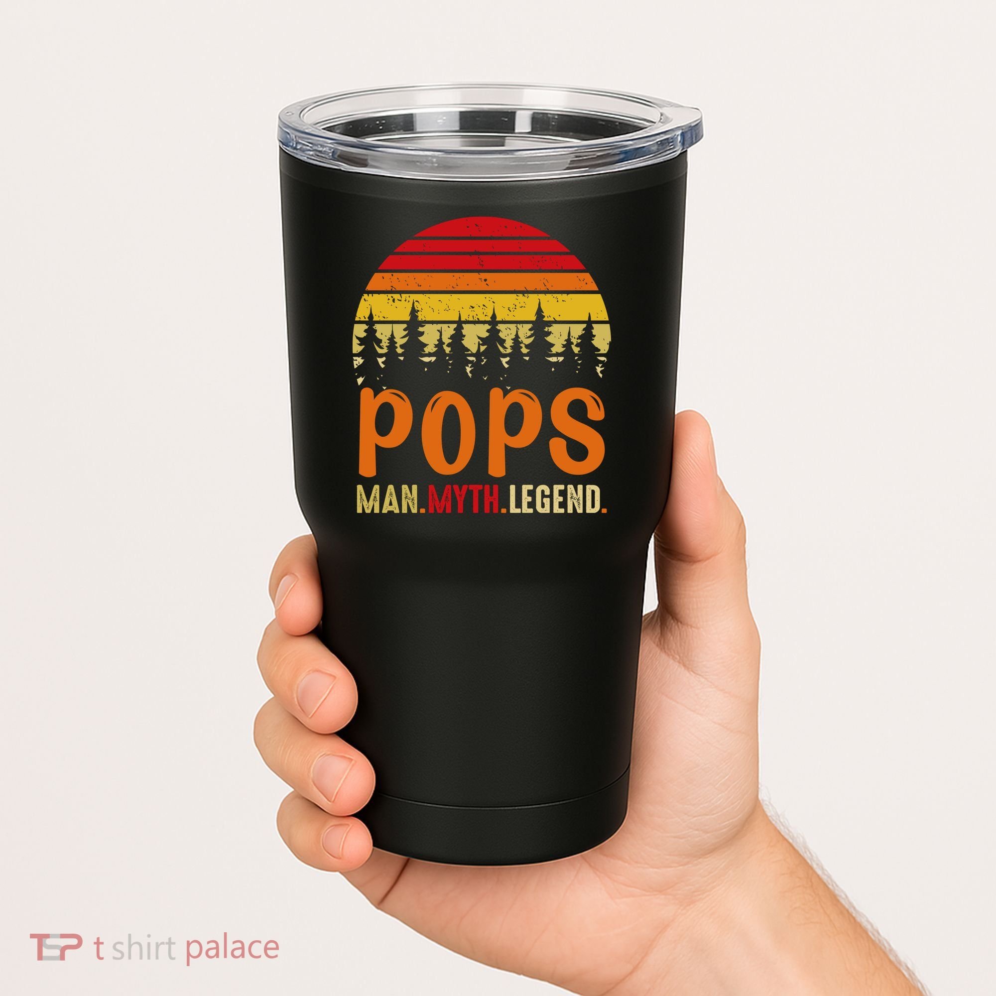 Pops Man Myth Legend Tumbler