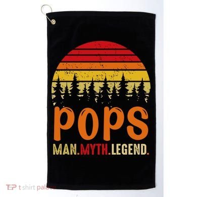 Pops Man Myth Legend Golf Towel