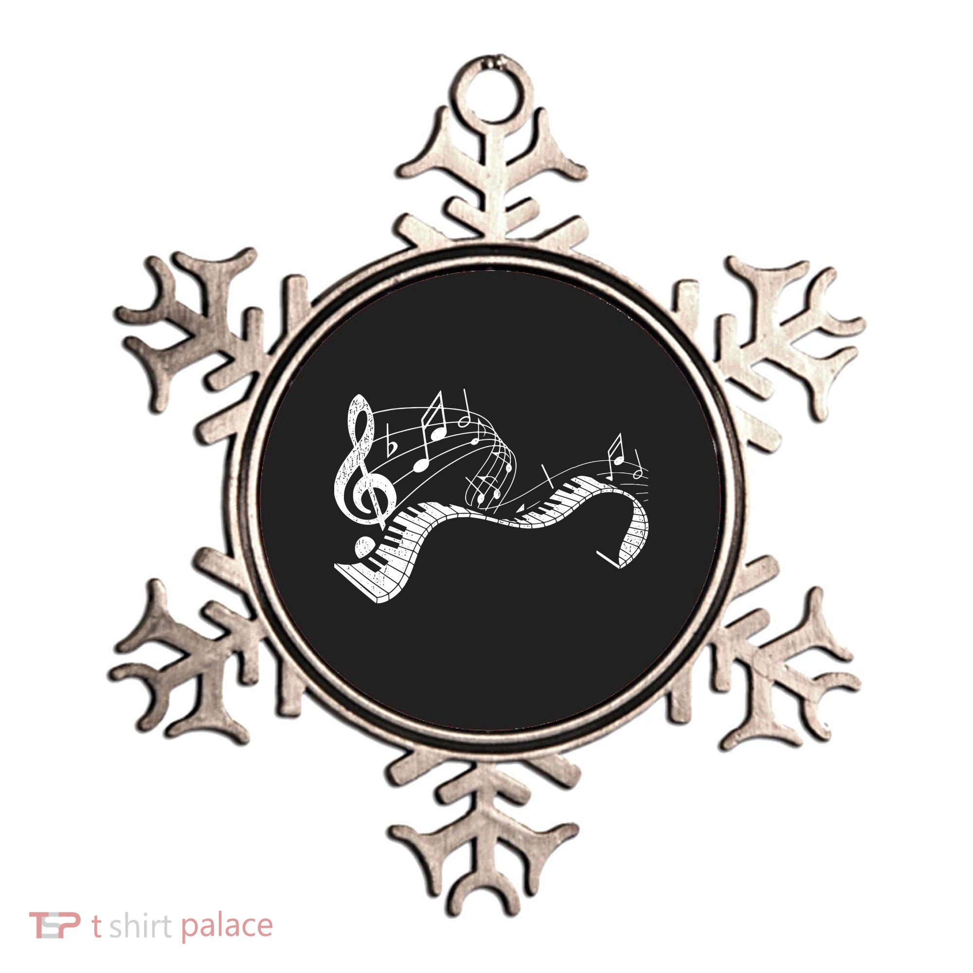 Pianist Music Notes Treble Clef Piano Player Keyboard Piano Ornament