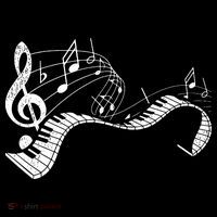 Pianist Music Notes Treble Clef Piano Player Keyboard Piano Ornament thumb 1