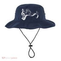 Pianist Music Notes Treble Clef Piano Player Keyboard Piano Bucket Hat thumb 0