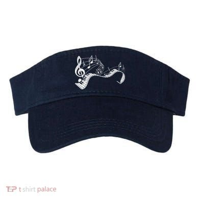 Pianist Music Notes Treble Clef Piano Player Keyboard Piano Visor