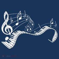 Pianist Music Notes Treble Clef Piano Player Keyboard Piano Women's Long Sleeve Shirt thumb 2