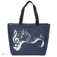 Pianist Music Notes Treble Clef Piano Player Keyboard Piano Tote Bag thumb 0
