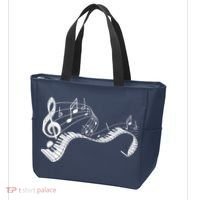 Pianist Music Notes Treble Clef Piano Player Keyboard Piano Tote Bag thumb 3