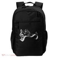 Pianist Music Notes Treble Clef Piano Player Keyboard Piano Backpack thumb 0