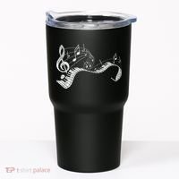 Pianist Music Notes Treble Clef Piano Player Keyboard Piano Tumbler thumb 0