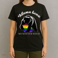 Proud Mom No Matter What LGBTQ LGBT Mom Pride Mama Bear T-Shirt thumb 4
