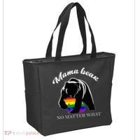 Proud Mom No Matter What LGBTQ LGBT Mom Pride Mama Bear Tote Bag thumb 2