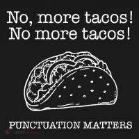 Punctuation Matters No More Tacos Teacher Grammar Outfits Backpack thumb 2