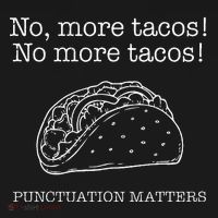 Punctuation Matters No More Tacos Teacher Grammar Outfits Women's Hoodie thumb 2