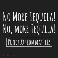 Punctuation Matters No More Tequila Grammar Joke Beanie thumb 2