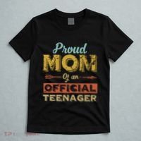 Proud Mom Of An Teenager 13th Birthday Son Daughter T-Shirt thumb 5