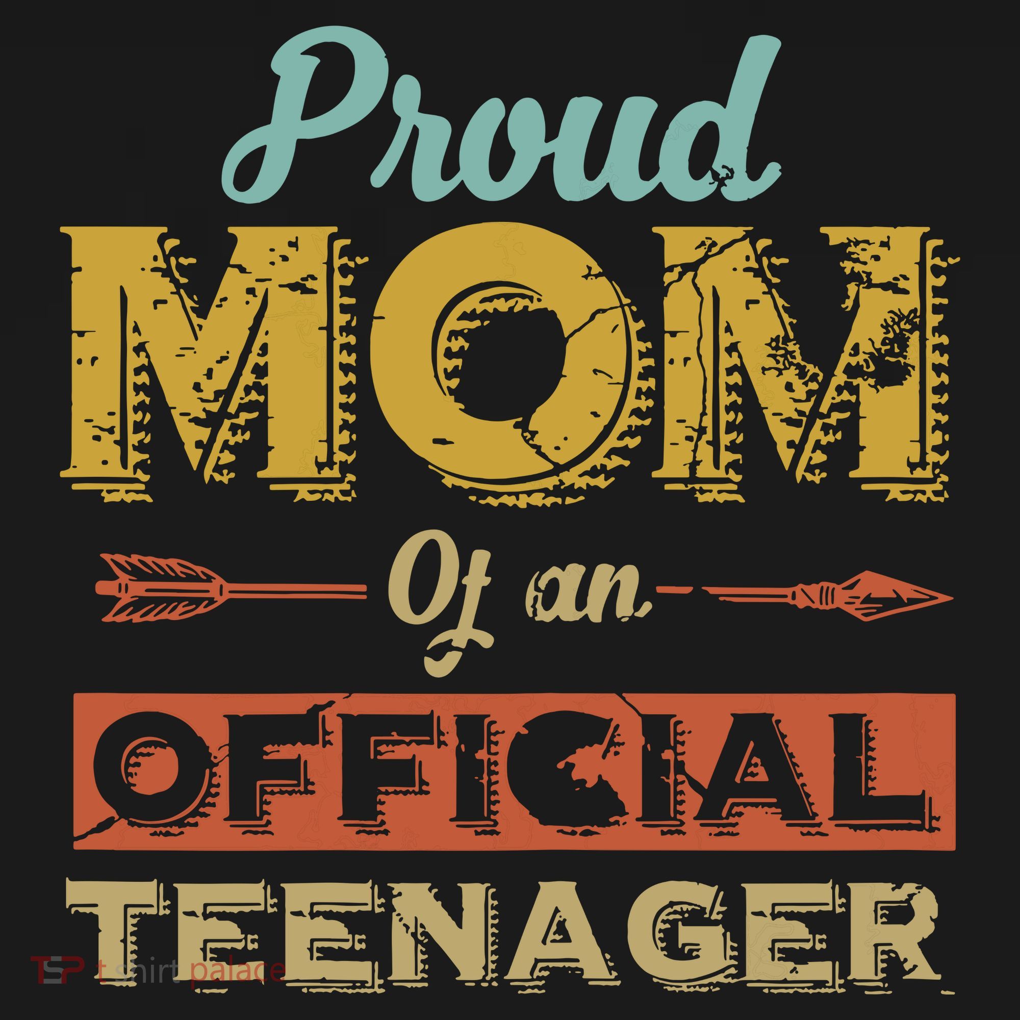 Proud Mom Of An Teenager 13th Birthday Son Daughter Women's Hoodie