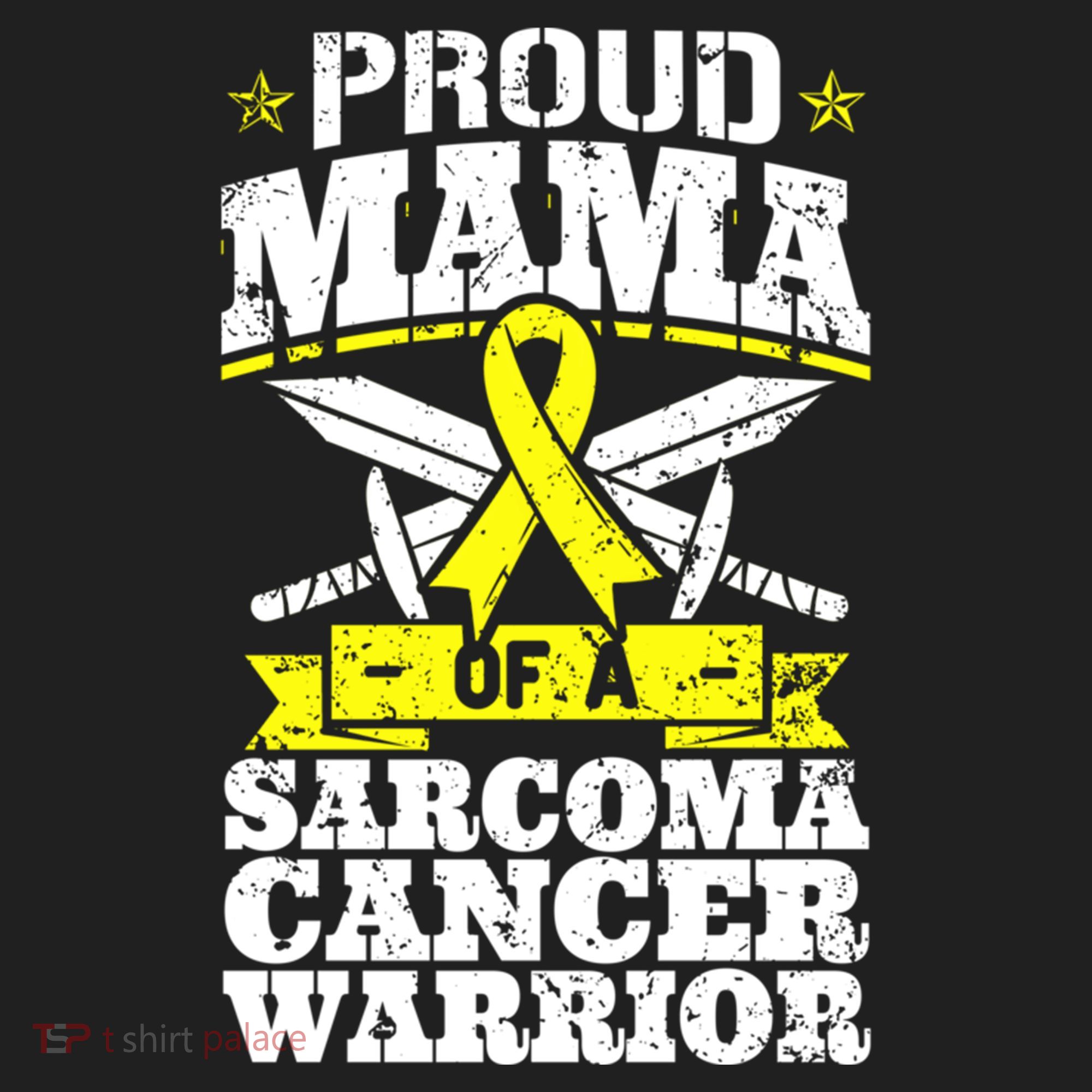 Proud Mama Of A Sarcoma Cancer Warrior Awareness Ribbon Mom Cute Gift Beanie