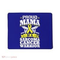 Proud Mama Of A Sarcoma Cancer Warrior Awareness Ribbon Mom Cute Gift Mousepad thumb 0