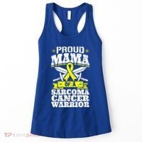 Proud Mama Of A Sarcoma Cancer Warrior Awareness Ribbon Mom Cute Gift Women's Tank Top thumb 0