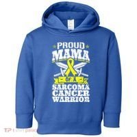 Proud Mama Of A Sarcoma Cancer Warrior Awareness Ribbon Mom Cute Gift Toddler Hoodie thumb 0