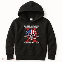 Proud Member Of Your Feelings Horror Skull X Generation Kids Hoodie thumb 0