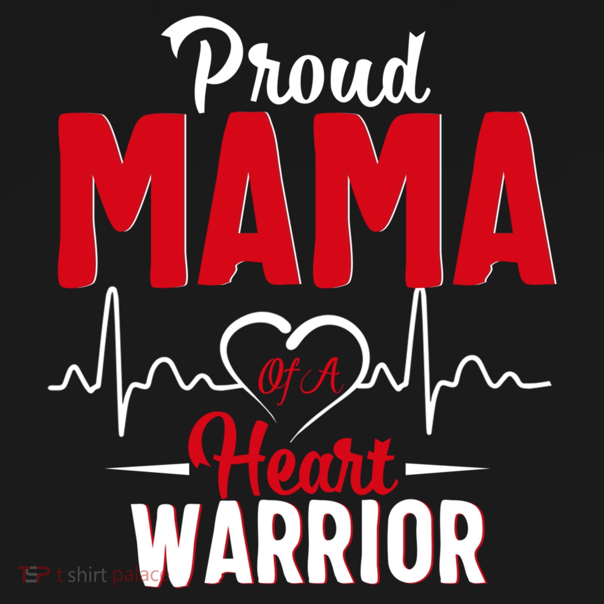 Proud Mama Of A Heart Warrior Chd Awareness Gift Cute Gift Pajama Set