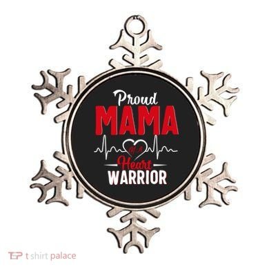 Proud Mama Of A Heart Warrior Chd Awareness Gift Cute Gift Ornament