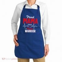 Proud Mama Of A Heart Warrior Chd Awareness Gift Cute Gift Apron thumb 2