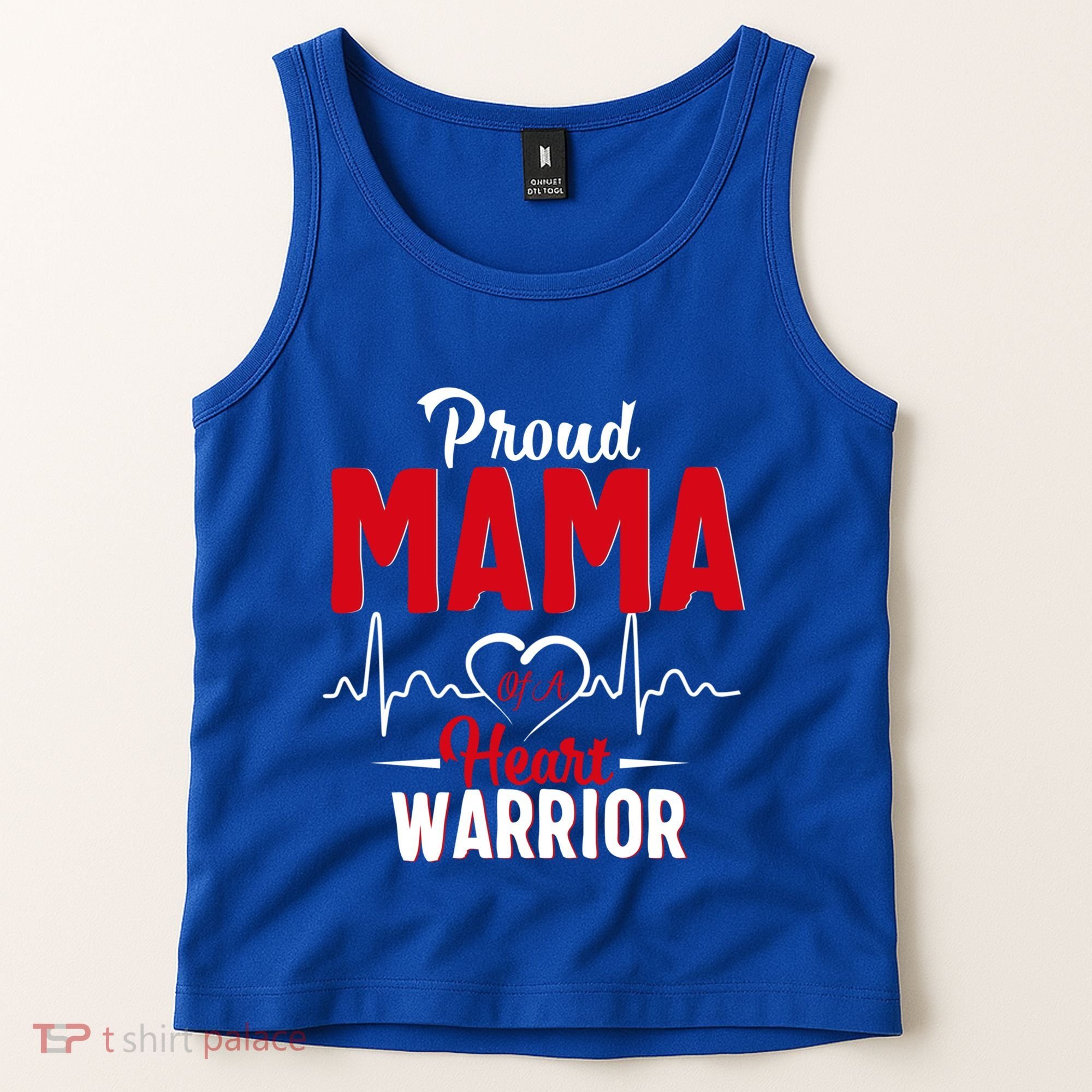 Proud Mama Of A Heart Warrior Chd Awareness Gift Cute Gift Tank Top