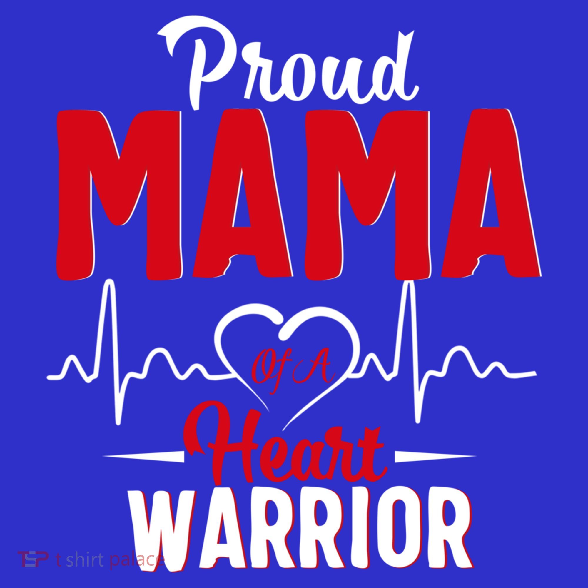 Proud Mama Of A Heart Warrior Chd Awareness Gift Cute Gift Tote Bag