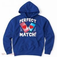 Perfect Match Online Dating Valentine's Day Couple Matching Gift Hoodie thumb 0