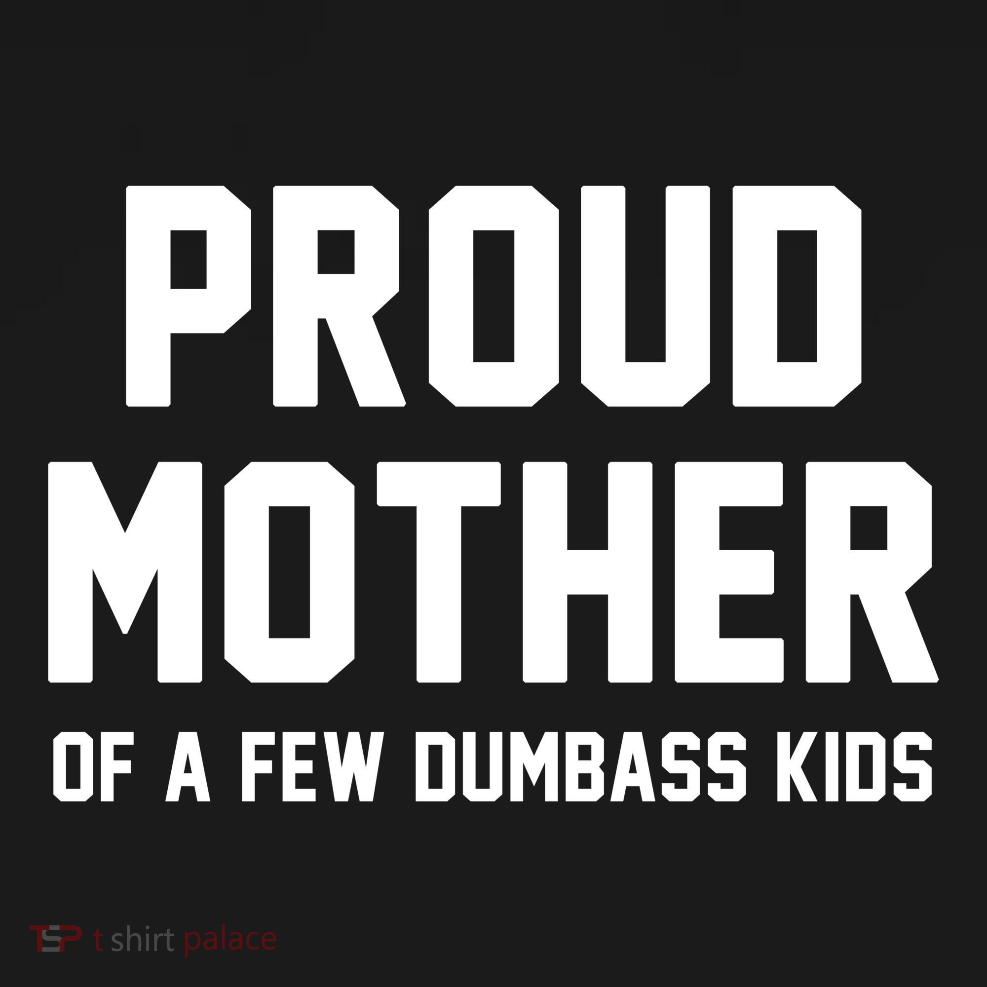 Proud Mother Of A Few Dumbass Kids Funny Coaster