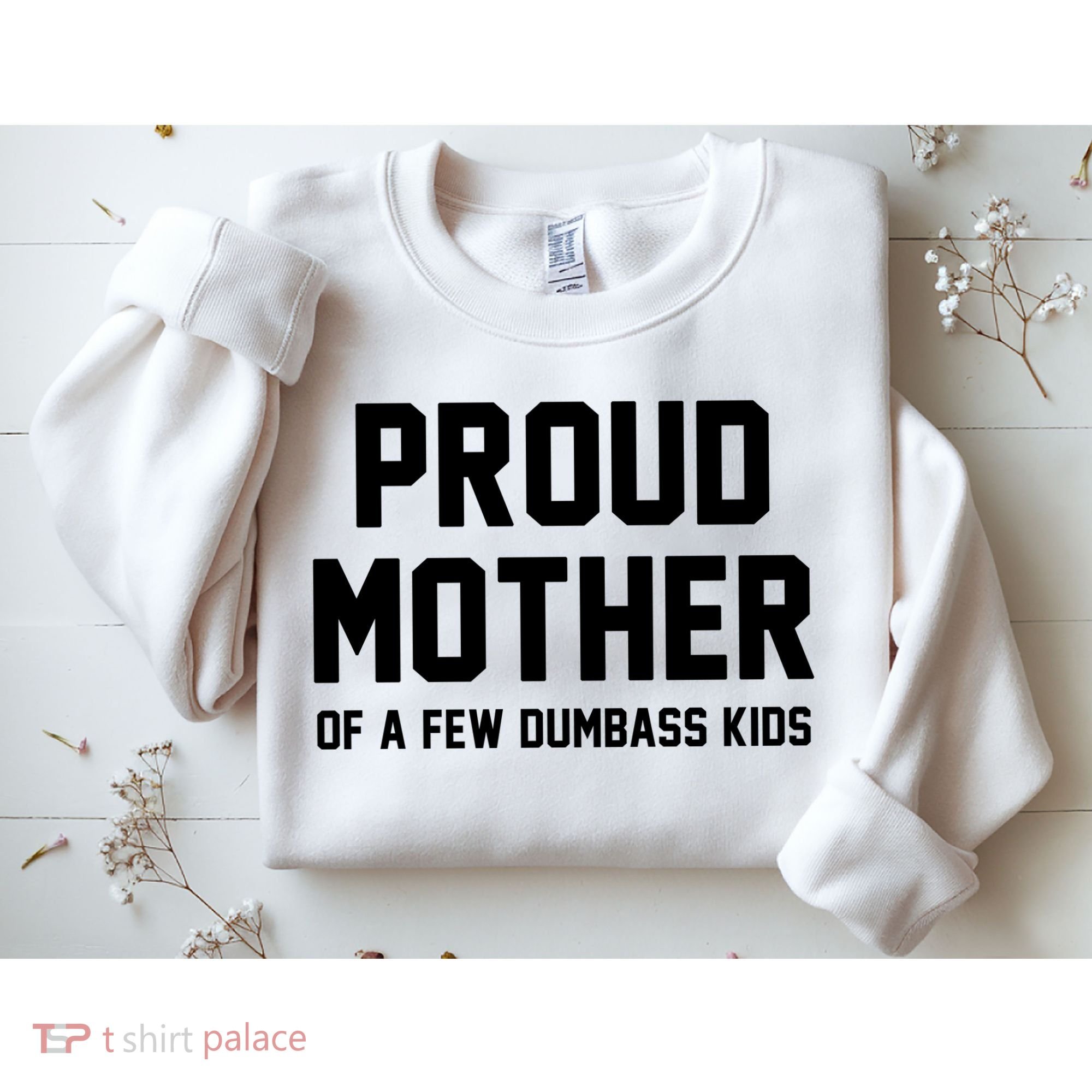 Proud Mother Of A Few Dumbass Kids Funny Sweatshirt