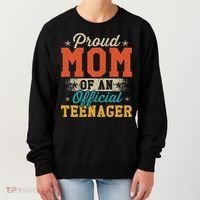 Proud Mom Of Nager 13th Birthday Gift Women's Sweatshirt thumb 0