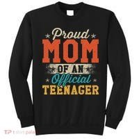 Proud Mom Of Nager 13th Birthday Gift Sweatshirt thumb 0