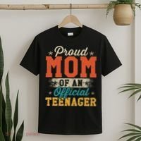 Proud Mom Of Nager 13th Birthday Gift T-Shirt thumb 2