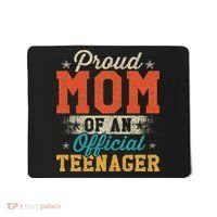 Proud Mom Of Nager 13th Birthday Gift Mousepad thumb 0