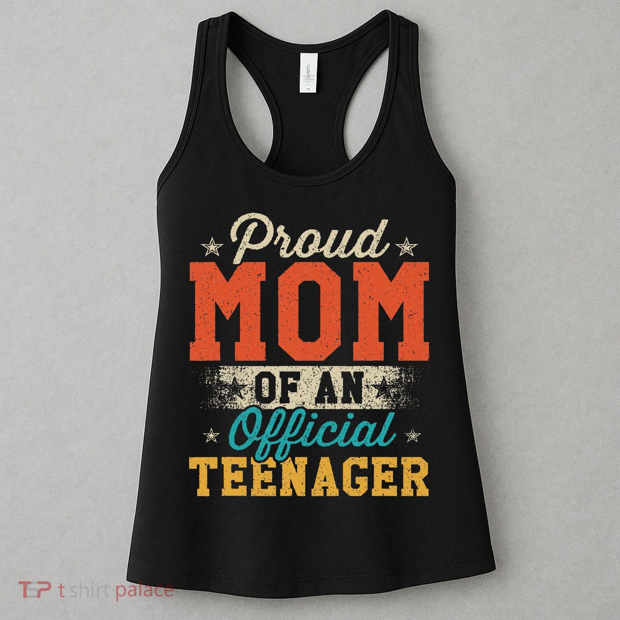 Proud Mom Of Nager 13th Birthday Gift Women's Tank Top