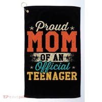 Proud Mom Of Nager 13th Birthday Gift Golf Towel thumb 0