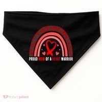 Proud Mom Of A Heart Warrior Chd Awareness Cool Gift USA-Made Doggie Bandana thumb 0